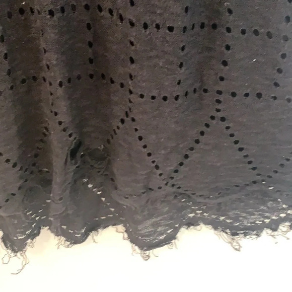 Free People Boho Peasant Top Blouse Shirt Summer Loving Slouchy Oversized Lace - Picture 8 of 9